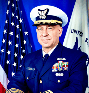Mr Vaughn served as Captain in the United State Coast Guard